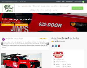 Mount Pleasant Local Premium Business Listing